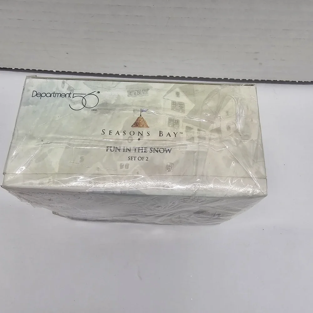 Dept 56 - Seasons Bay - Fun in the‎ Snow - #53323 New Sealed 1998 Retired